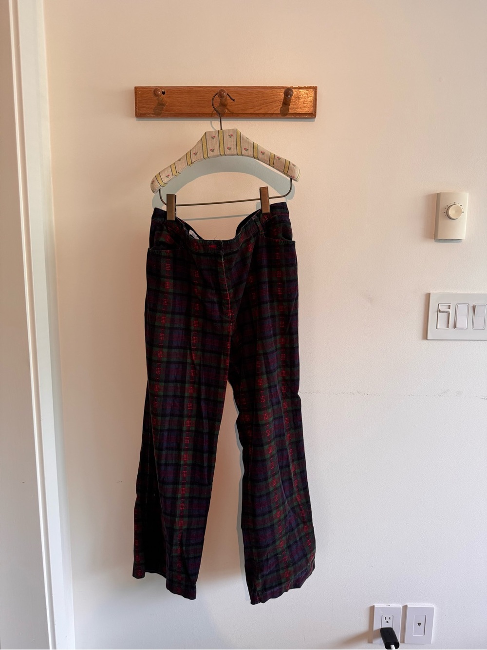 Vintage TABI Plaid Tartan Straight Leg Pants Size 14